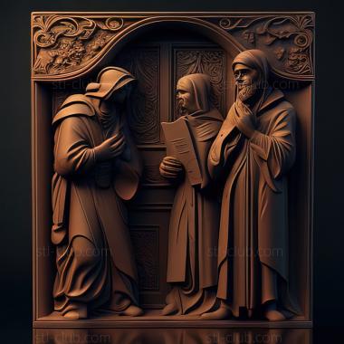 3D model Crime and Punishment Fyodor Dostoevsky 1866 (STL)